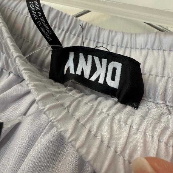 NWT DKNY MIDI PULL ON LAVENDER / GRAY LAYERED CASUAL SKIRT - Picture 4 of 10